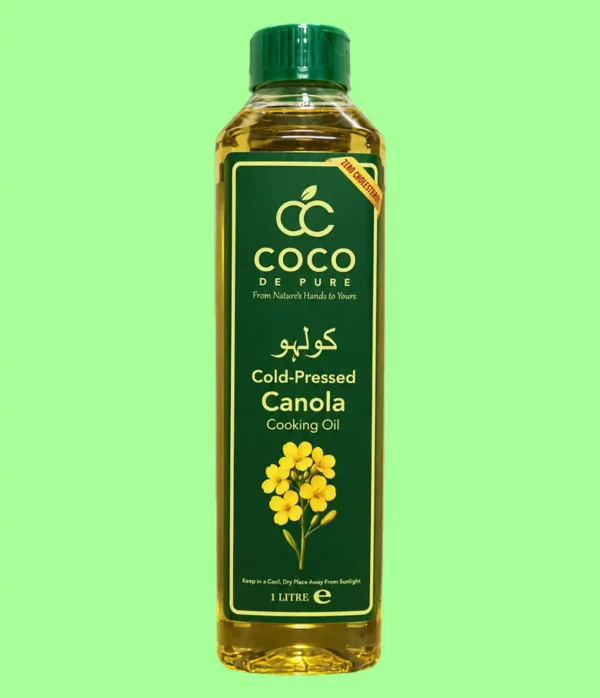 Cold-Pressed Canola Cooking Oil