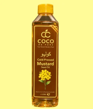 Cold-Pressed Mustard Cooking Oil