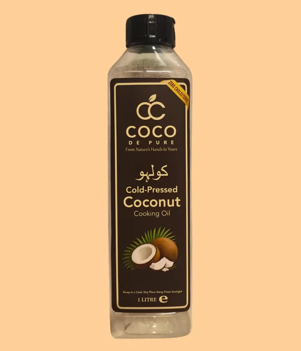 Cold-Pressed Coconut Cooking Oil
