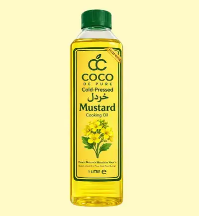 Cold-Pressed Mustard Cooking Oil